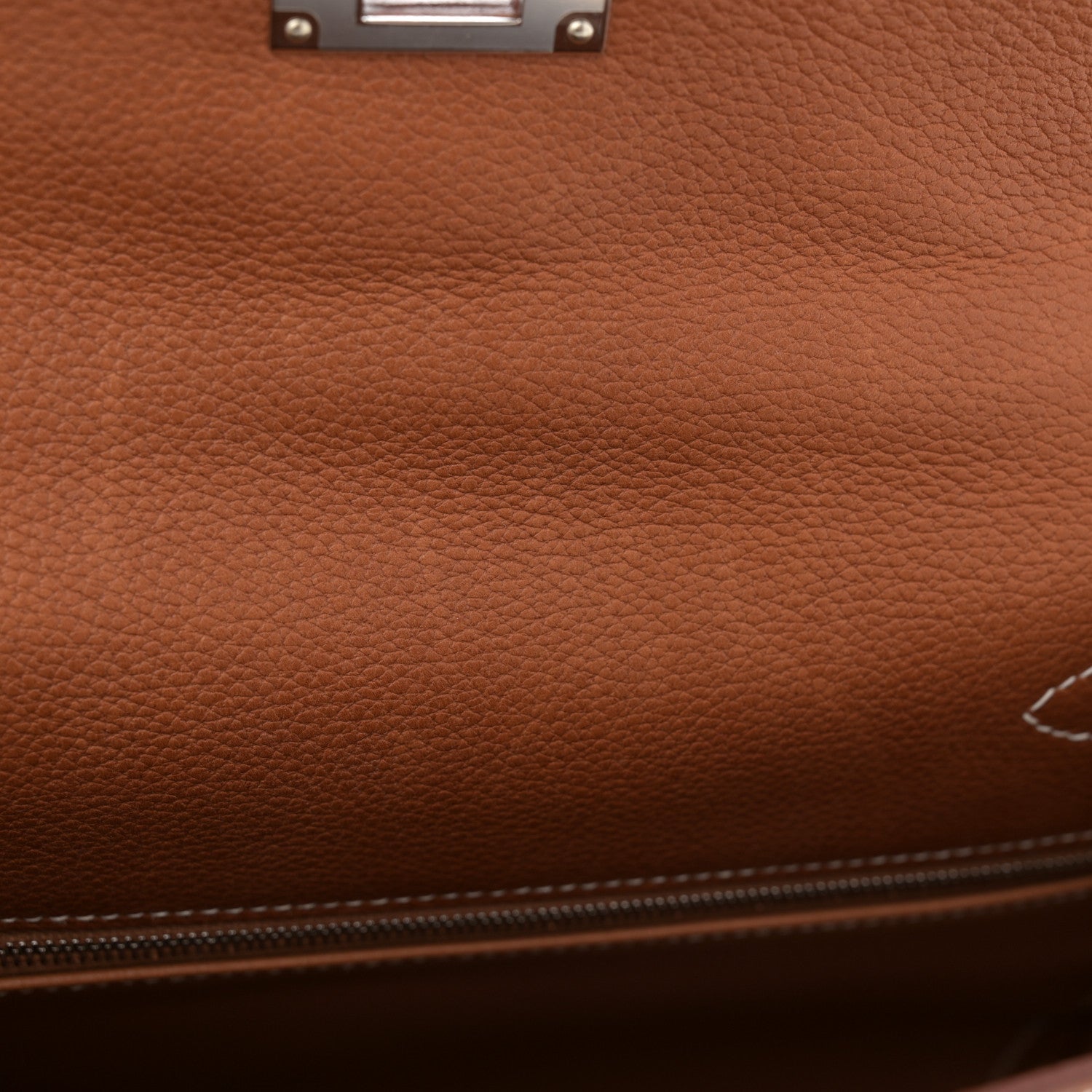 Hermes Barenia Faubourg Kelly Retourne 28 Fauve 13 of 15