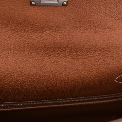 Hermes Barenia Faubourg Kelly Retourne 28 Fauve 13 of 15