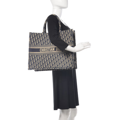 Christian Dior Oblique Book Tote Blue Multicolor 2 of 10