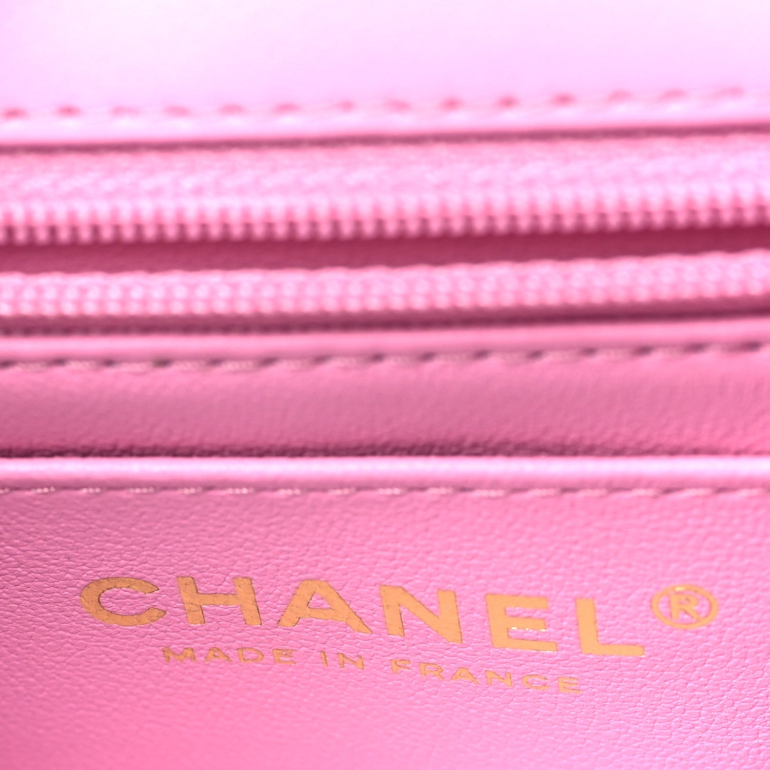 Chanel Lambskin Quilted Bi-Color Mini Top Handle Rectangular Flap Black Lilac 6 of 10