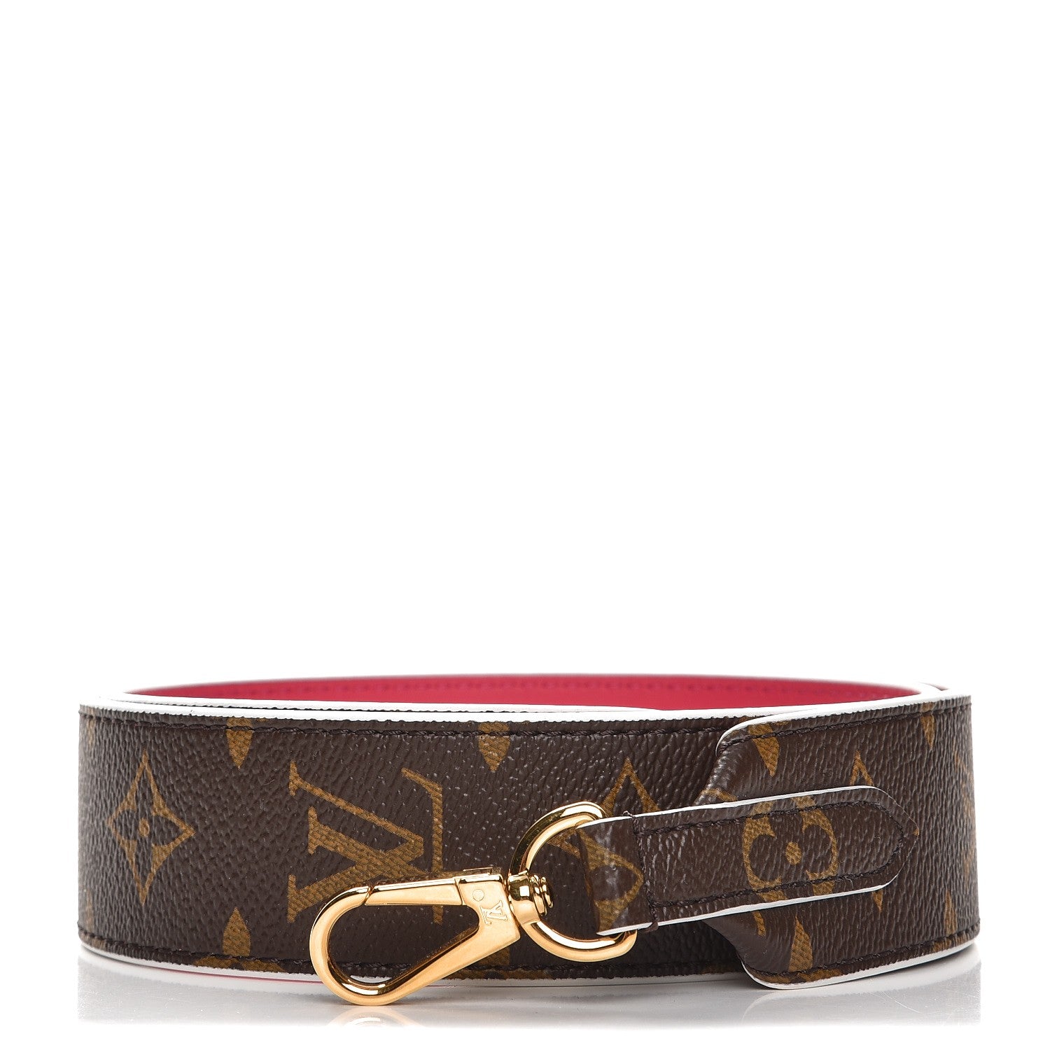 Louis Vuitton Monogram Bandouliere Shoulder Strap Hot Pink 1 of 5