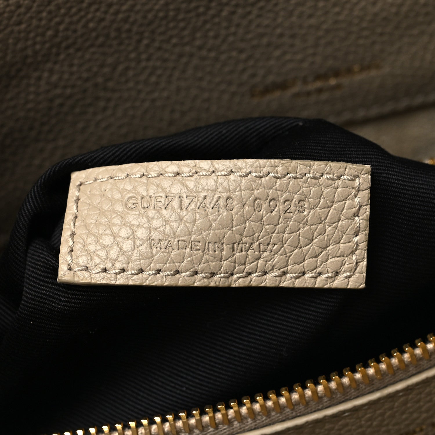 Saint Laurent Grained Calfskin Baby Sac De Jour Beige 7 of 11