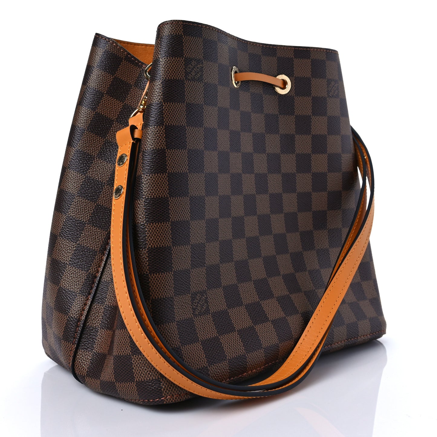 Damier Ebene Neonoe MM Safran