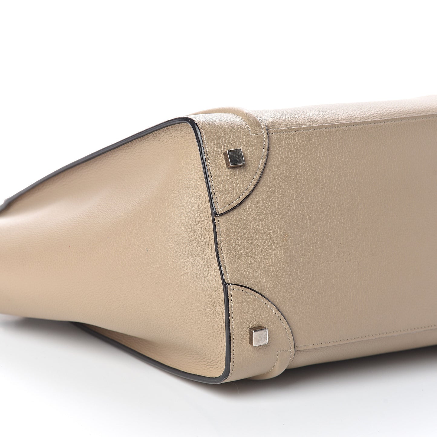 Drummed Calfskin Mini Luggage Dune