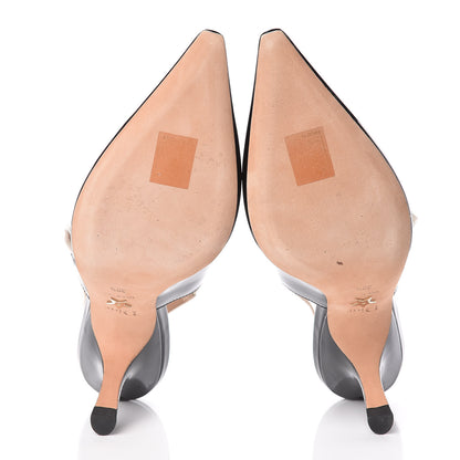 Christian Dior Patent Ribbon J'Adior Slingback 65mm Pumps 39.5 Black 8 of 11