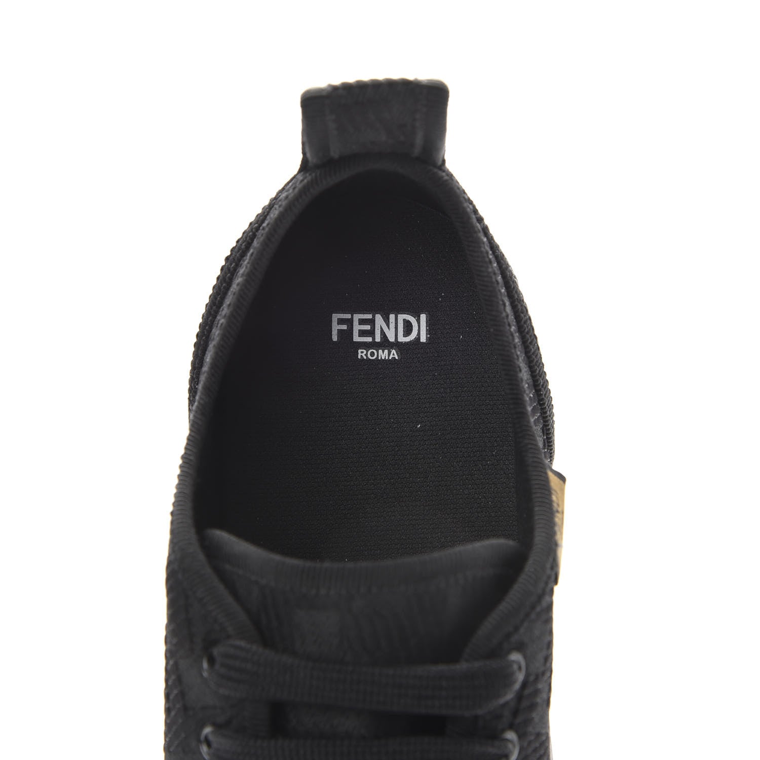 Fendi Corda FF Promenade Low Top Sneakers 41 Black 7 of 10