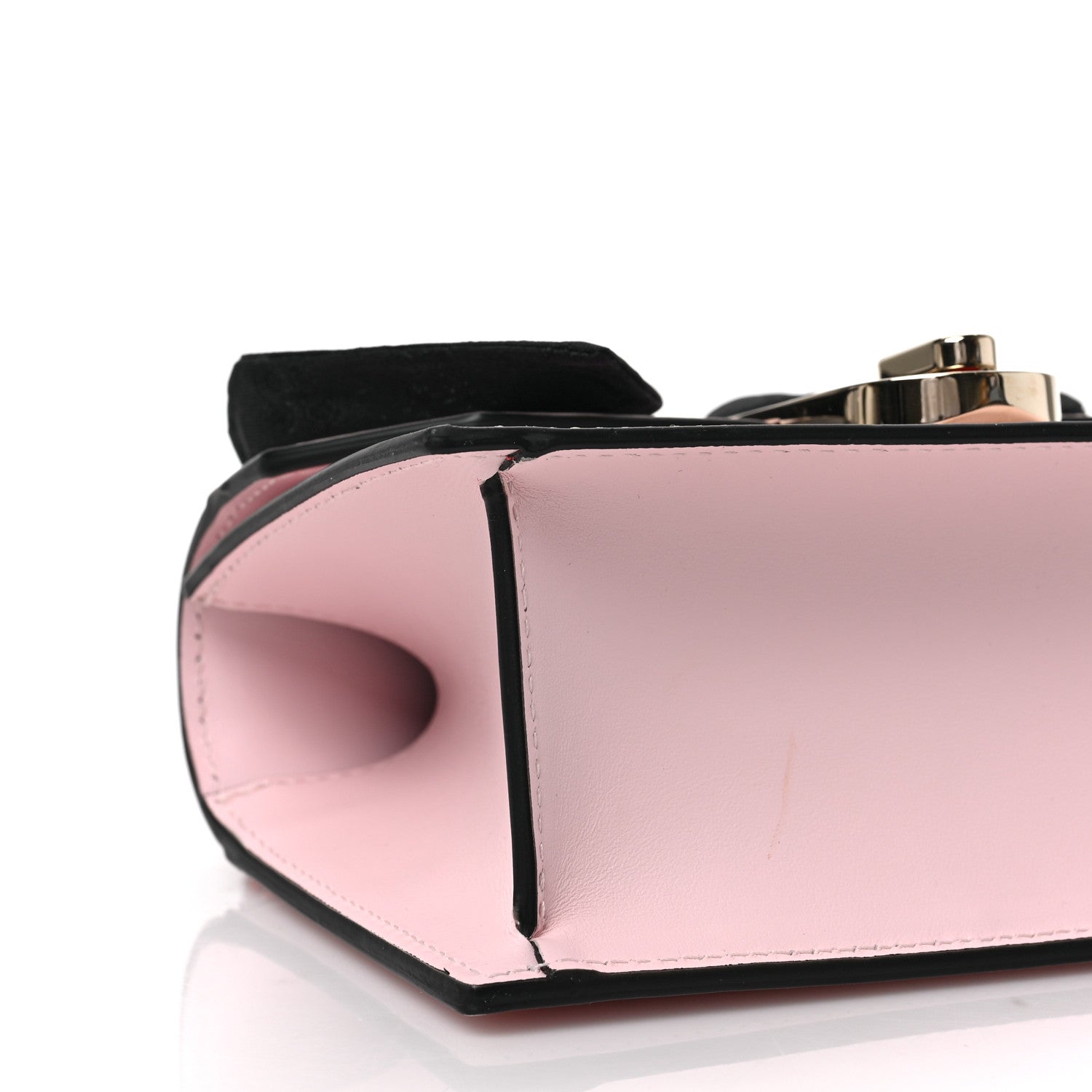Christian Louboutin Grained Calfskin Mini Elisa Top Handle Bag Pink 6 of 7
