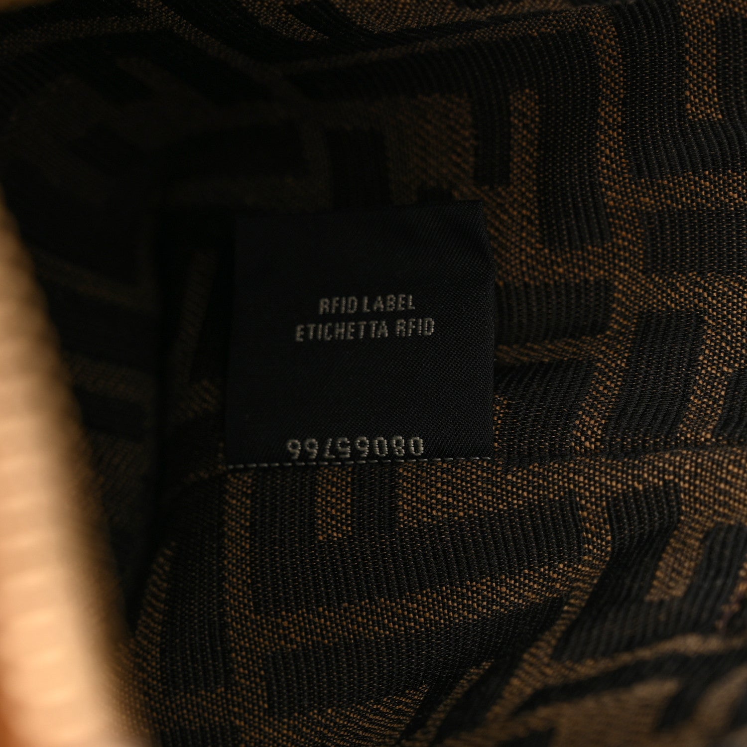 Fendi Vitello King Plexiglass Logo Embossed Mini By The Way Top Handle Boston Bag Caramello 7 of 11