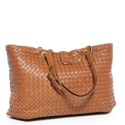 Bottega Veneta Nappa Intrecciato Large Capri Tote Noce 3 of 8