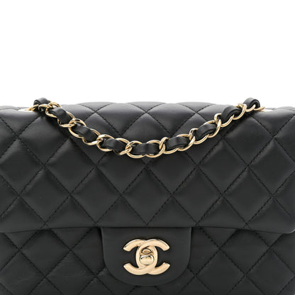 Chanel Lambskin Quilted Mini Rectangular Flap Black 8 of 12
