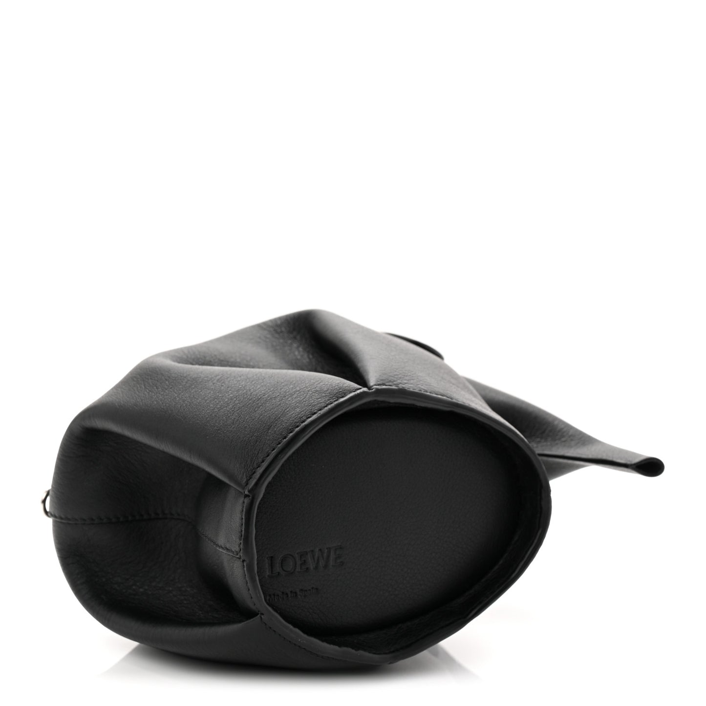 Calfskin Mini Elephant Crossbody Bag Black