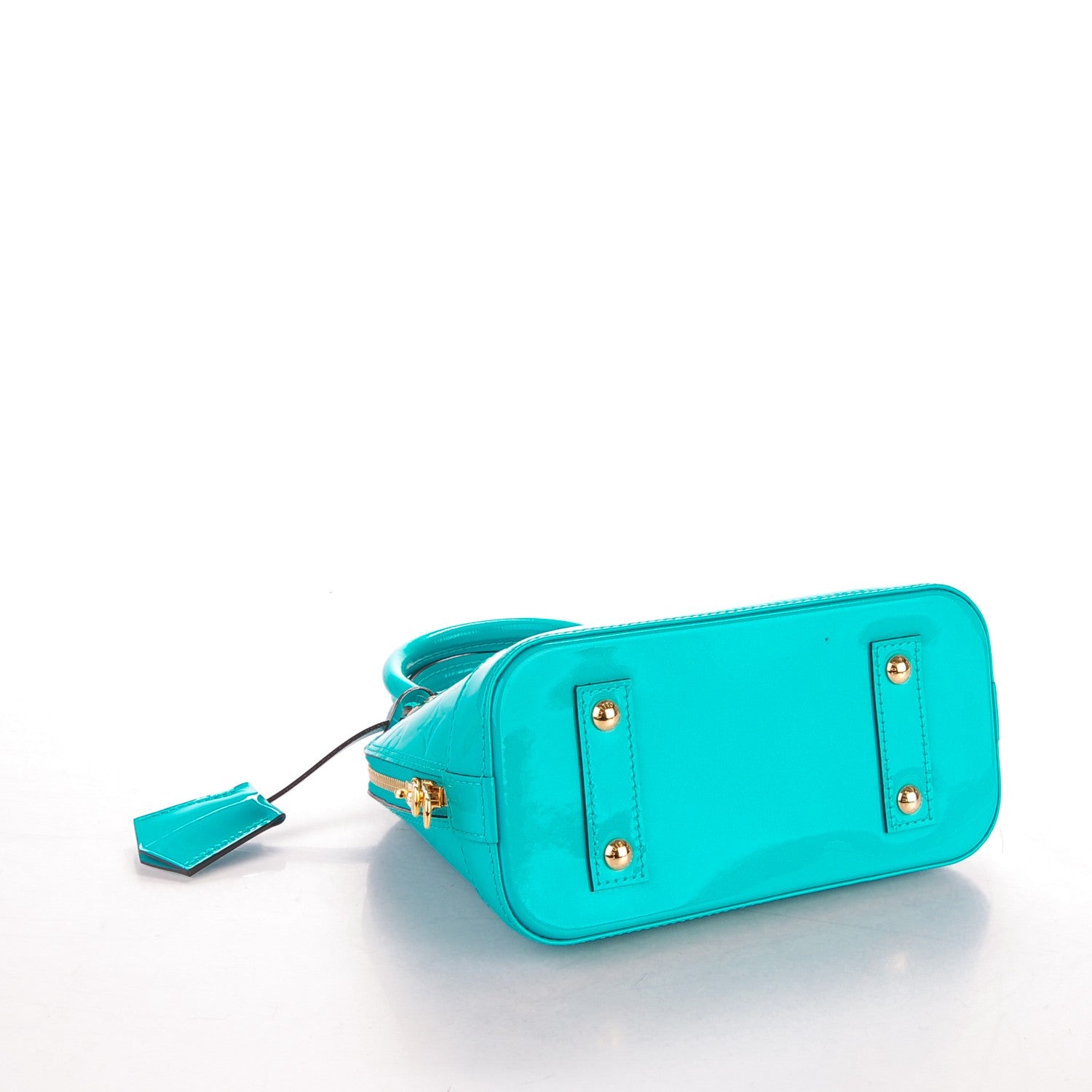 Louis Vuitton Vernis Alma BB Turquoise 4 of 7
