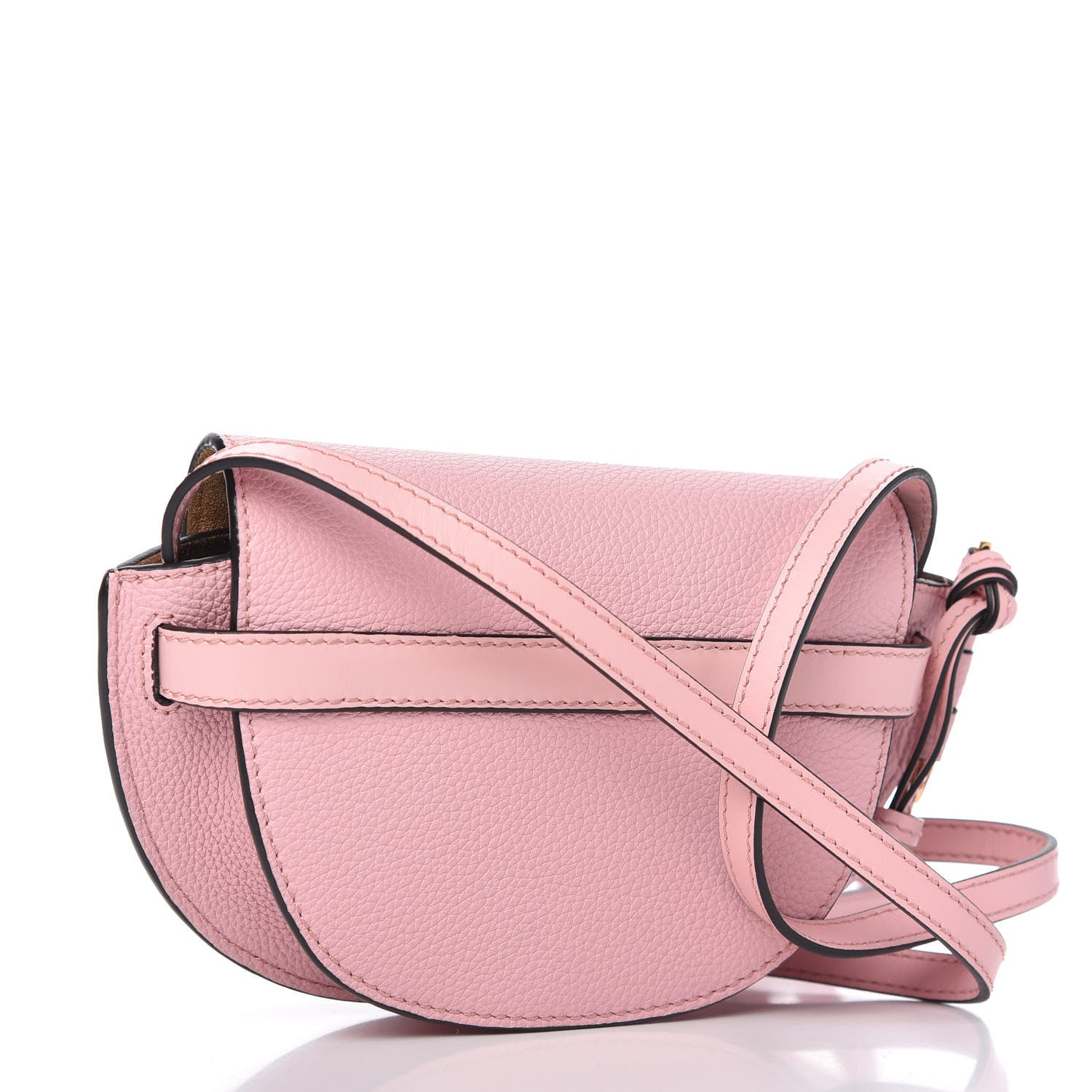 Loewe Grained Calfskin Mini Gate Crossbody Bag Pastel Pink 3 of 8