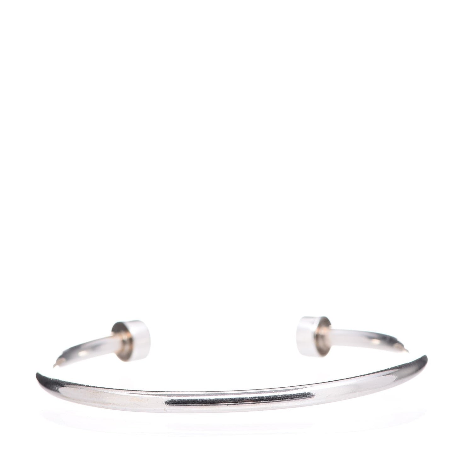Sterling Silver Return to Narrow Circle Edge Cuff Bracelet
