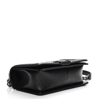 Chanel Caviar Quilted Medium Boy Flap Black 4 of 7