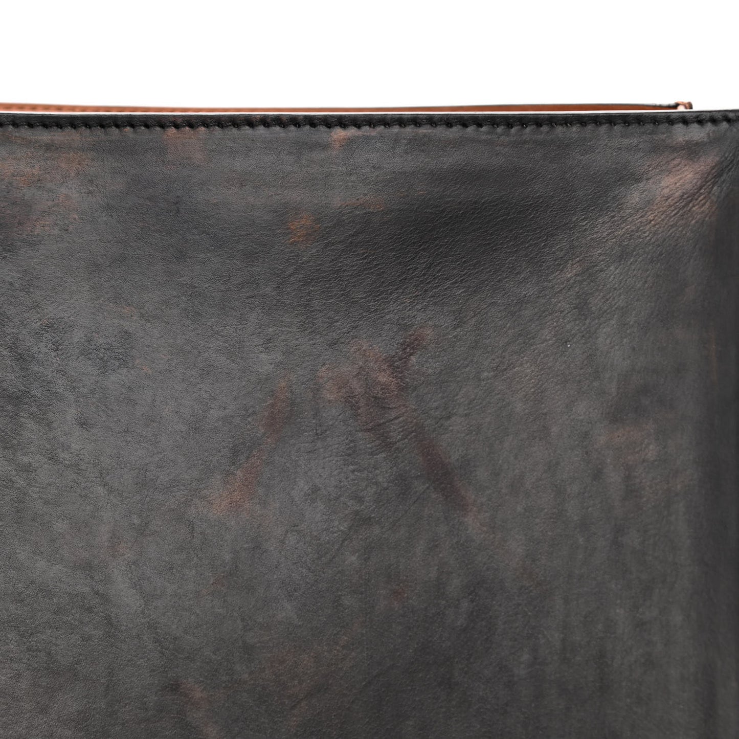 Satin Baby Grained Calfskin Medium Tri-Color Trapeze Tan