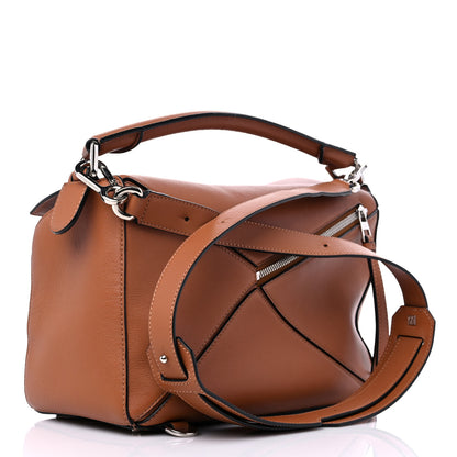 Loewe Calfskin Medium Puzzle Bag Tan 3 of 8