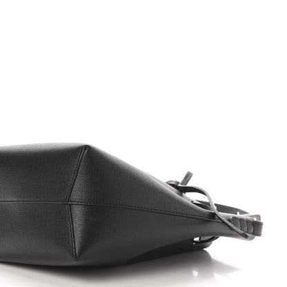Mansur Gavriel Saffiano Mini Bucket Bag Black Flamma 8 of 9