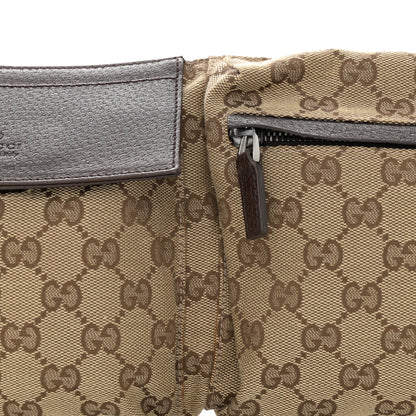 Gucci Monogram Web Belt Bag Dark Brown 10 of 13