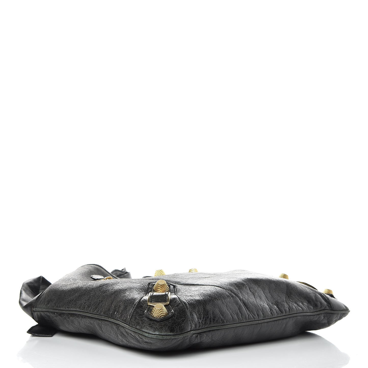 Chevre Giant 21 Gold Hardware Besace Hobo Black