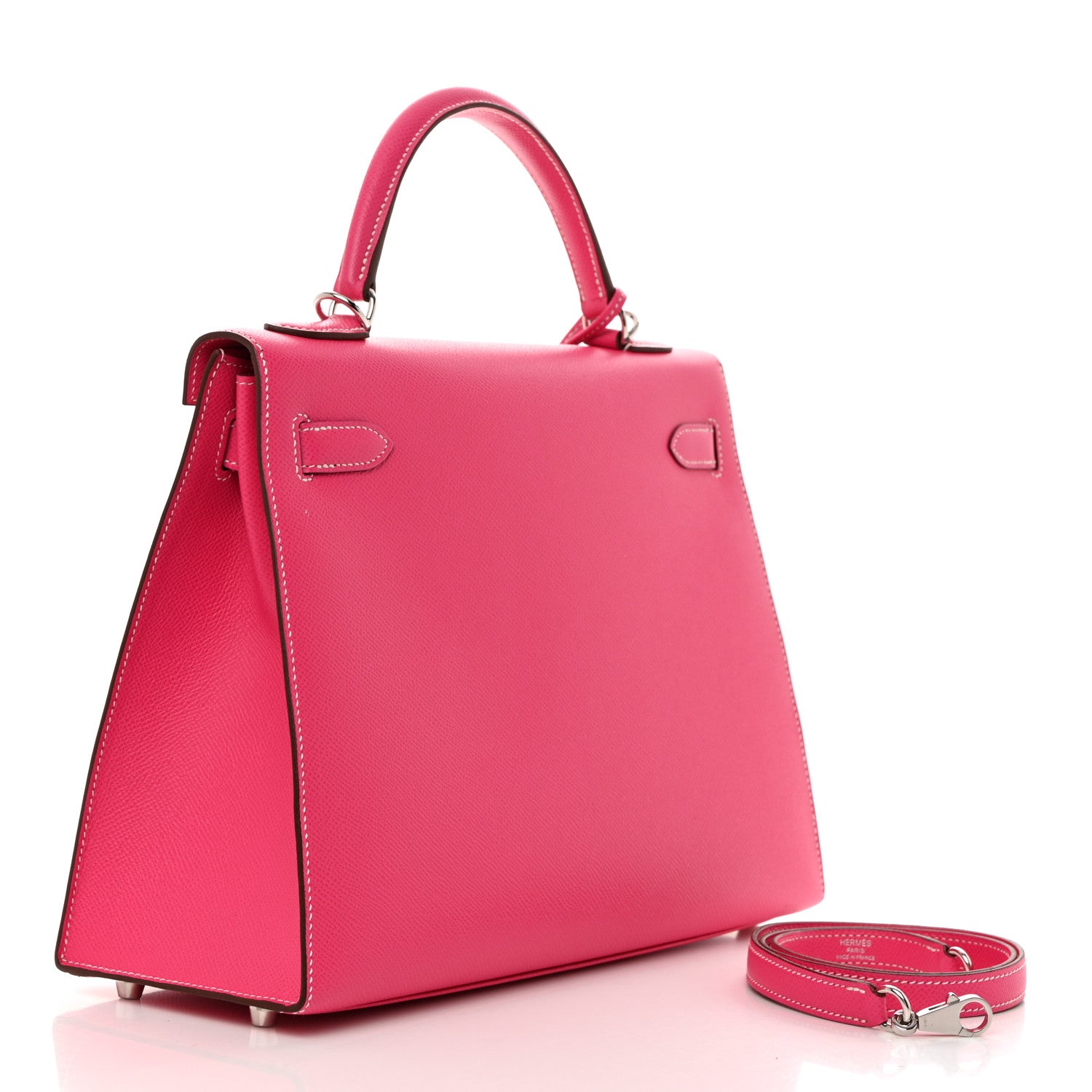 Hermes Epsom Kelly Sellier 32 Rose Tyrien 2 of 11