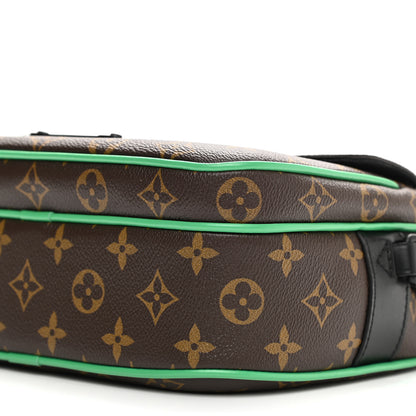 Louis Vuitton Monogram Macassar S Lock Messenger Minty Green 9 of 9