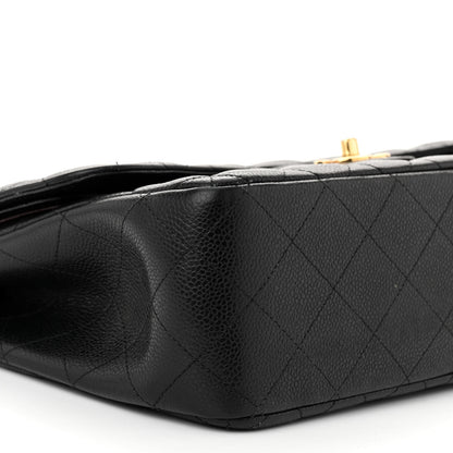 Chanel Caviar Quilted Jumbo Double Flap Black 9 of 13
