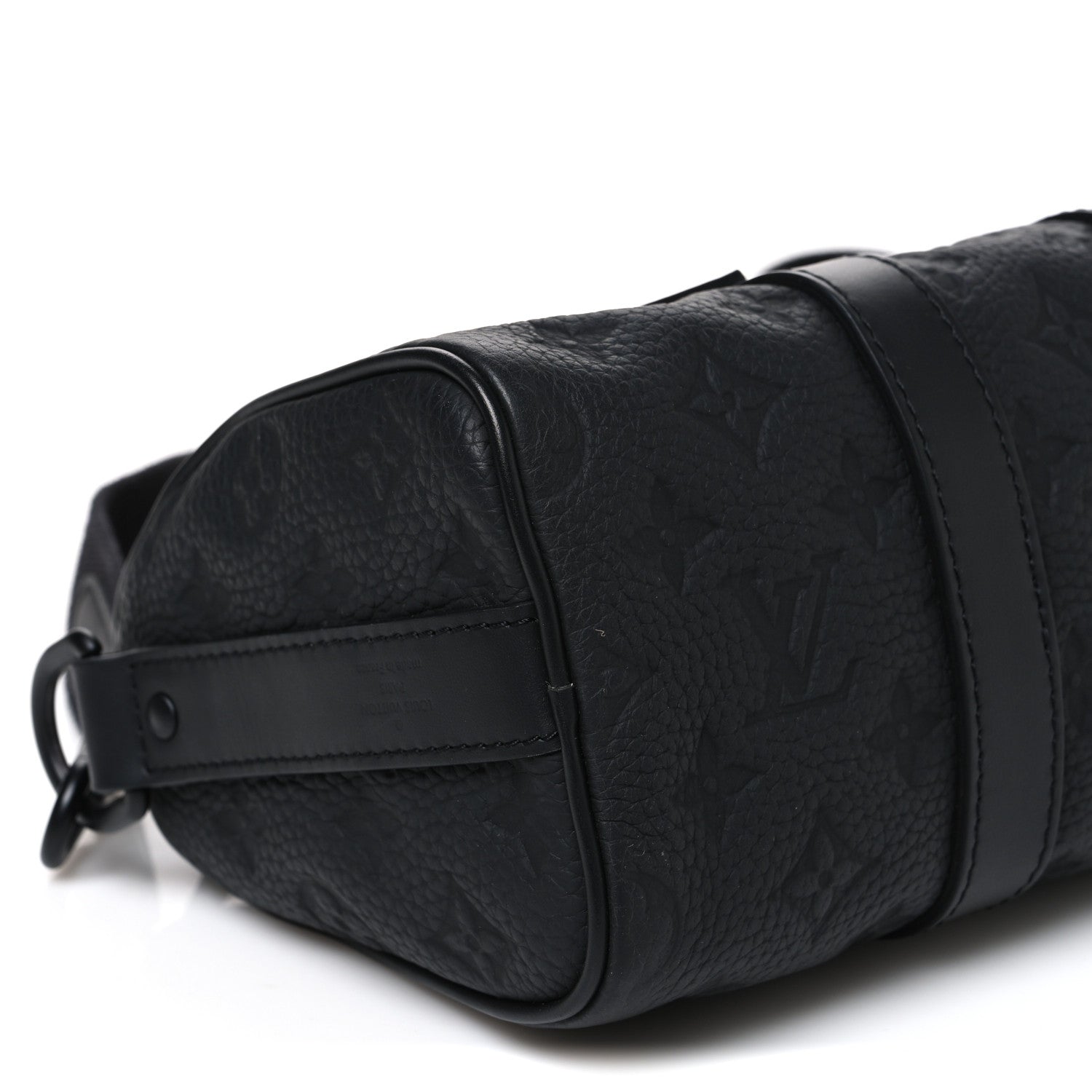 Louis Vuitton Monogram Taurillon Keepall Bandouliere 25 Black 8 of 10
