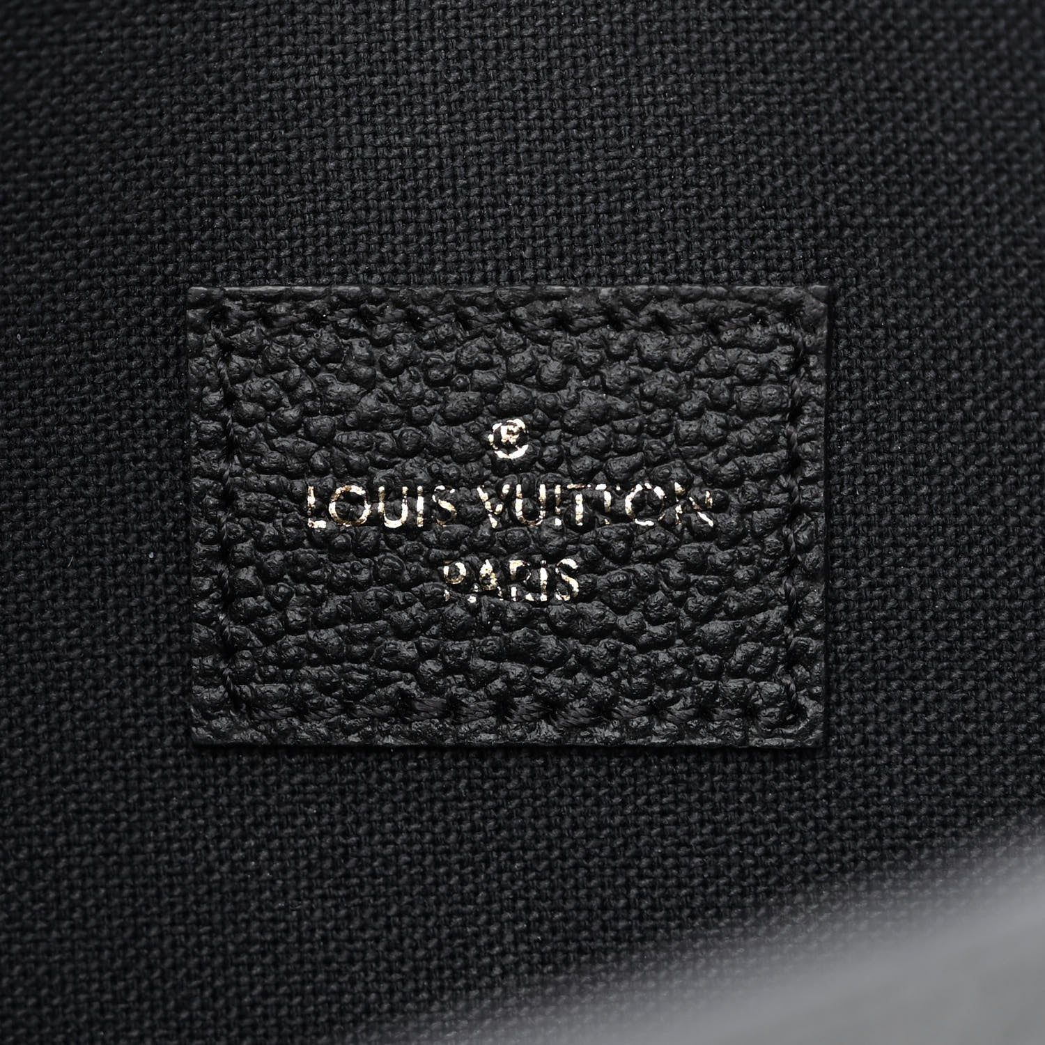 Louis Vuitton Empreinte Pochette Felicie Chain Wallet Black 9 of 13