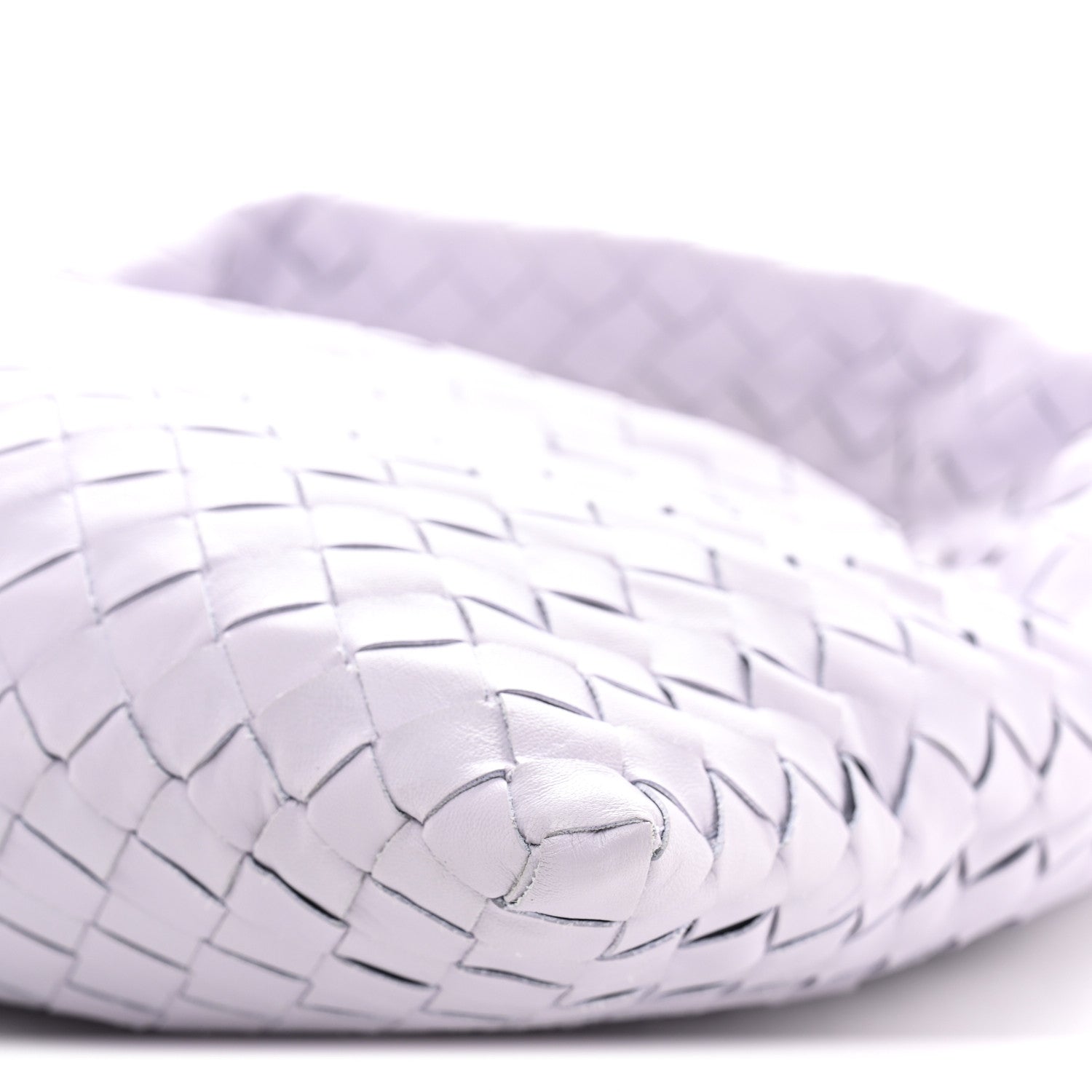 Bottega Veneta Calfskin Intrecciato Small Hop Oyster Lilac 10 of 11