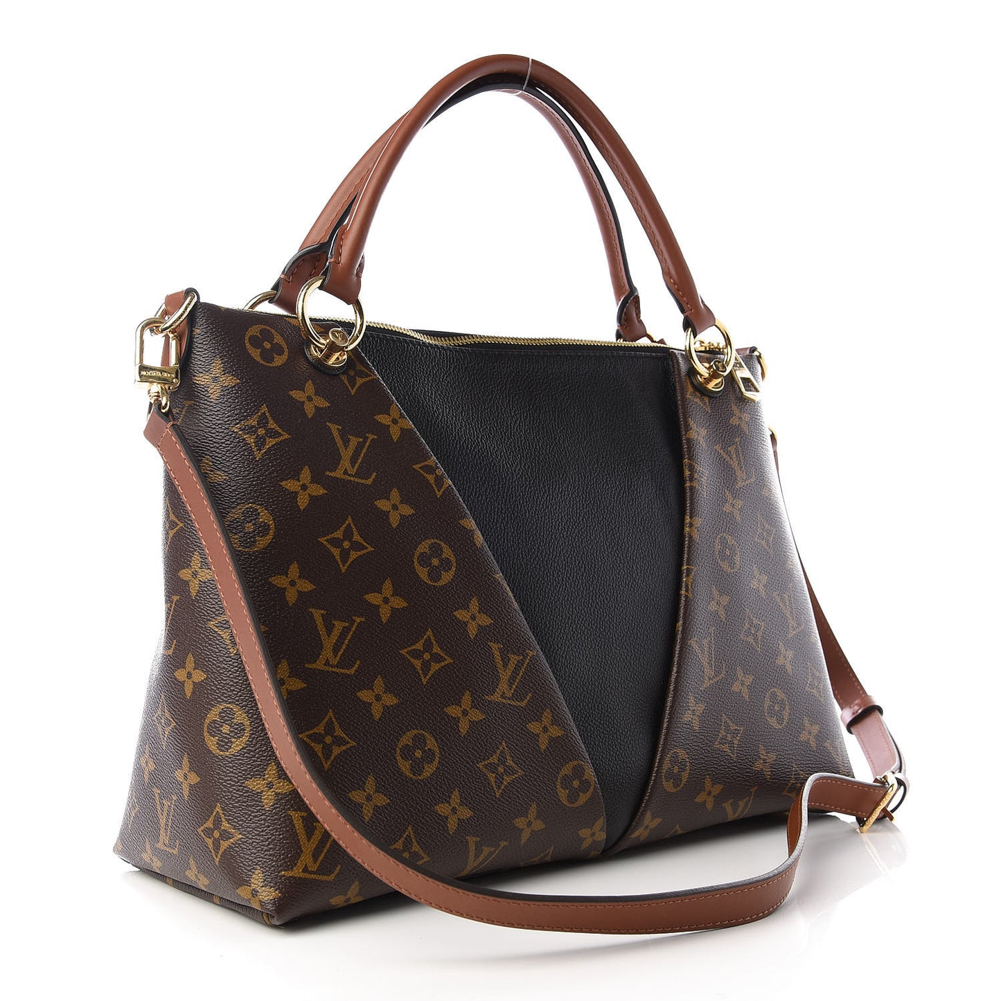 Monogram V Tote MM Black