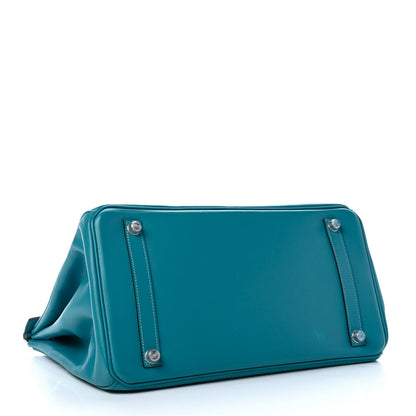 Hermes Swift Birkin 35 Turquoise 3 of 9