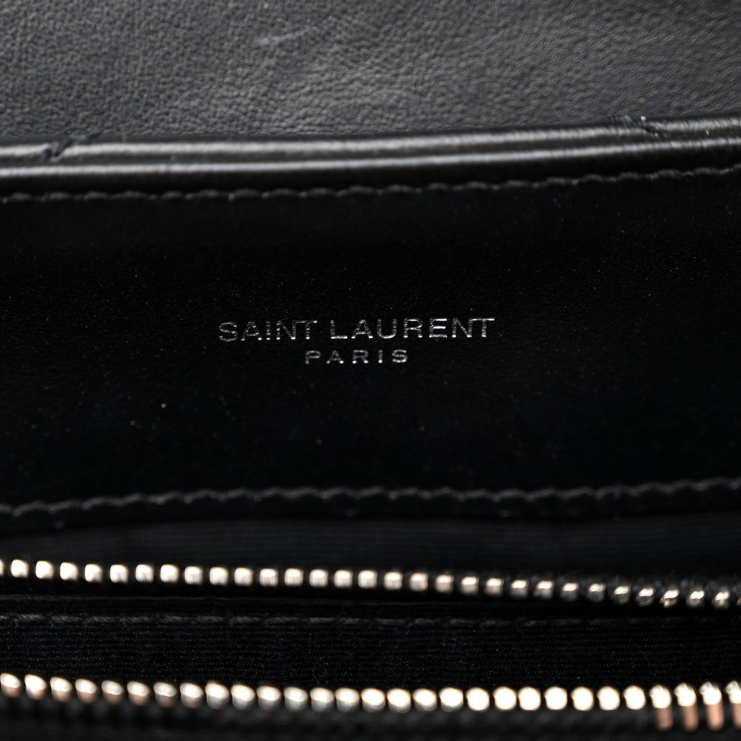 Calfskin Y Quilted Monogram Medium Loulou Chain Satchel Black