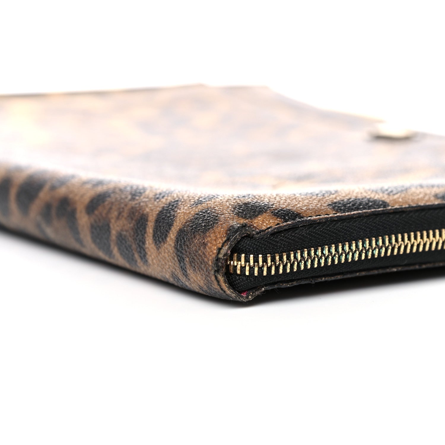 Dolce & Gabbana Calfskin Leopard Pouch Multicolor 8 of 23