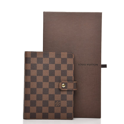 Louis Vuitton Damier Ebene Medium Ring Agenda Cover 7 of 7