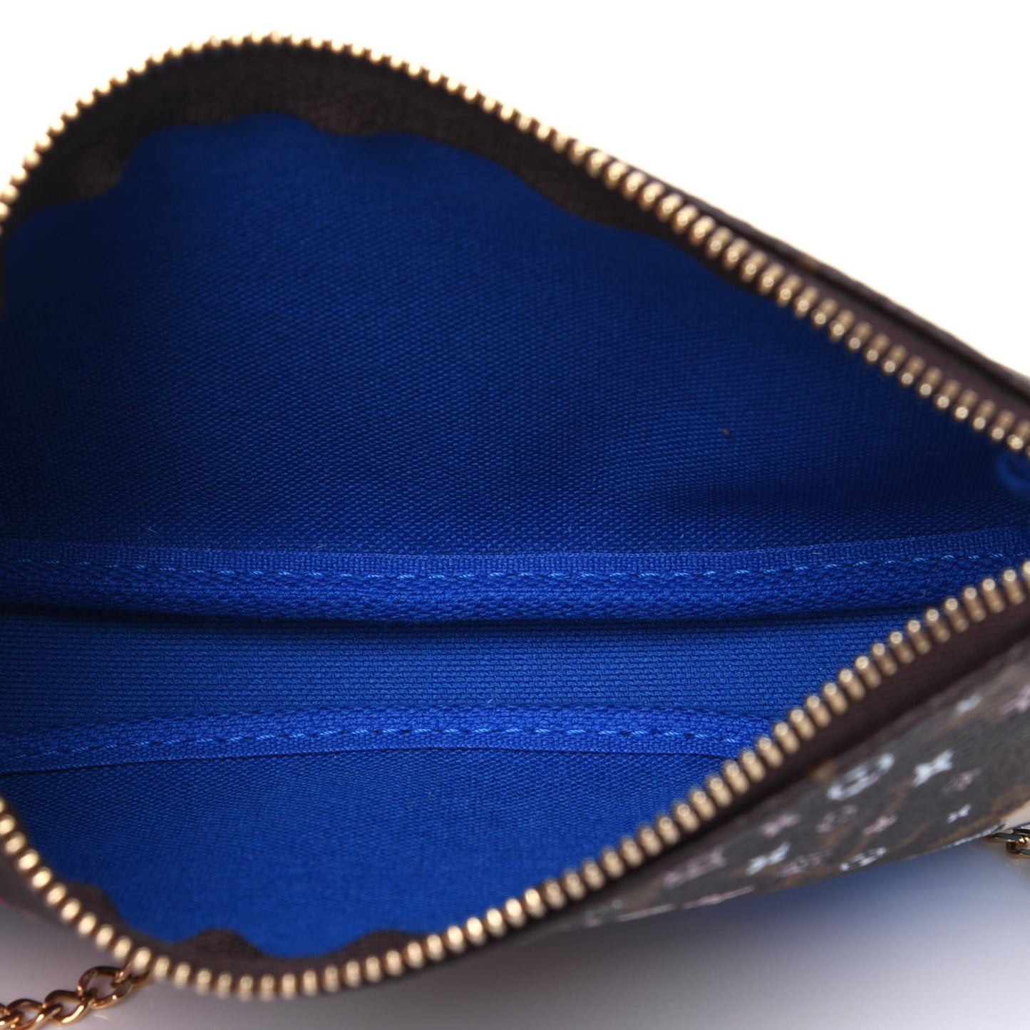Monogram 2019 Christmas Animation Mini Venice Pochette Accessories Blue