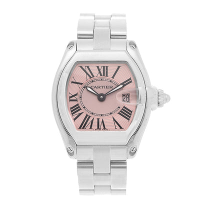 Cartier Stainless Steel 31mm Roadster Quartz Watch Pink 1 of 5