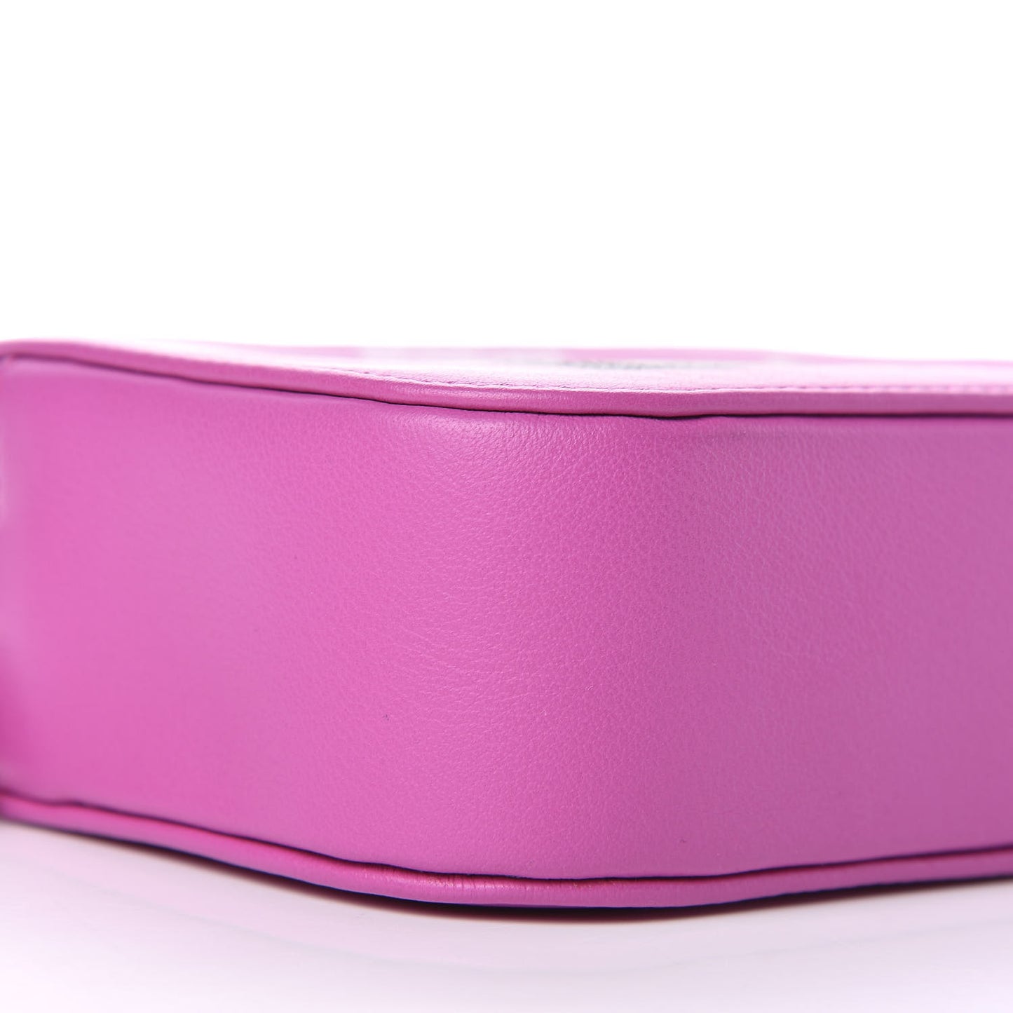 Calfskin Kittens Logo XS Everyday Camera Bag Fuchsia