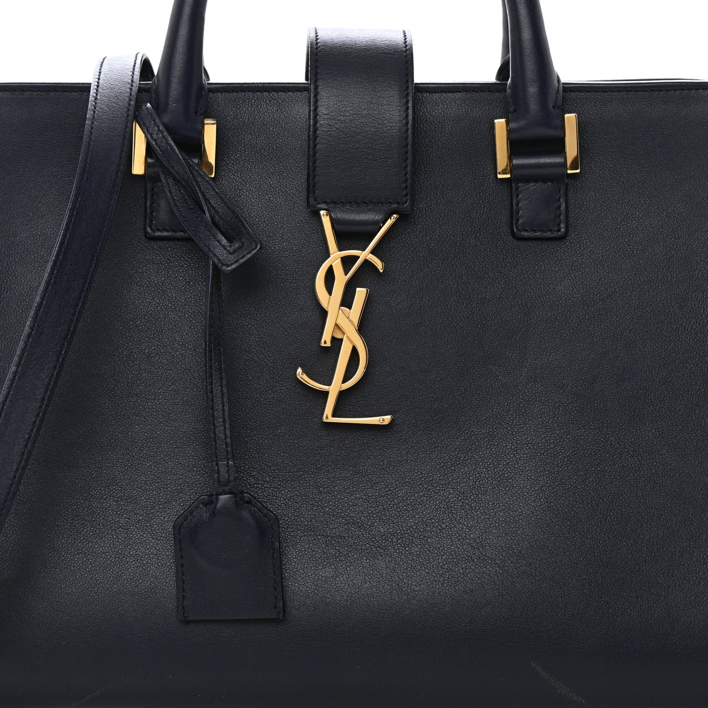 Smooth Calfskin Small Monogram Cabas Navy