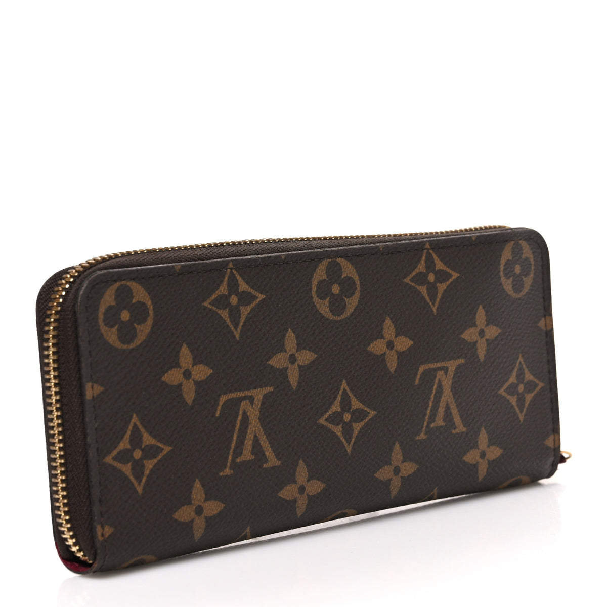 Louis Vuitton Monogram Clemence Wallet Fuchsia 3 of 6