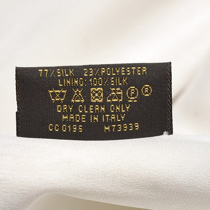 Louis Vuitton Silk Monogram So Glitter Stole White 4 of 4