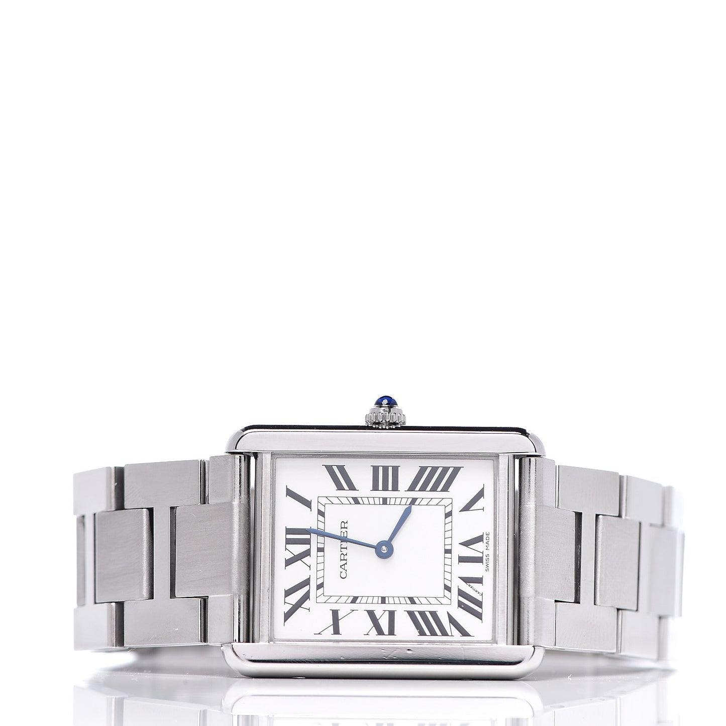 Stainless Steel 27mm Tank Solo Quartz Watch