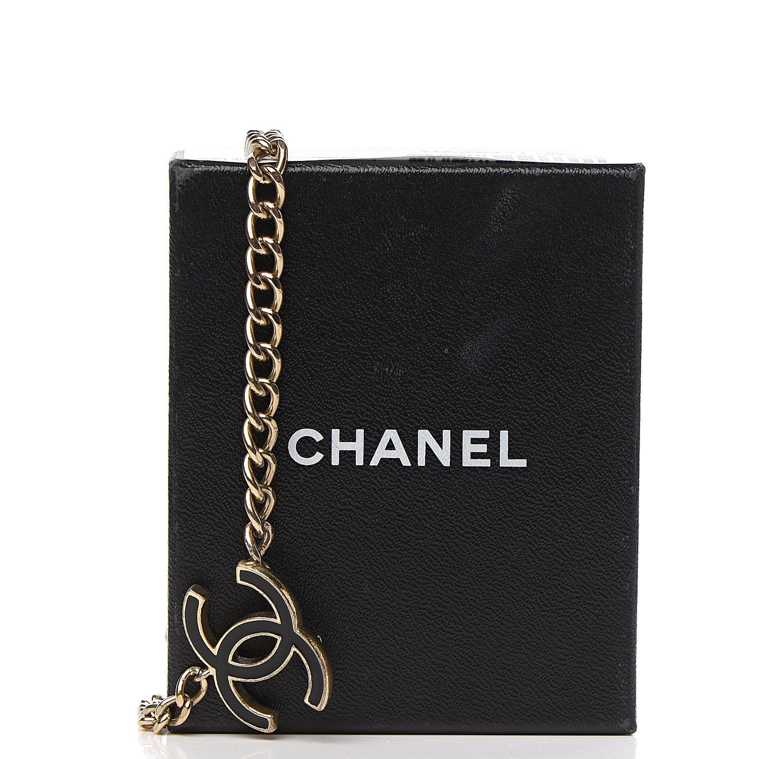 Chanel Enamel CC Chain Logo Belt Gold Black 3 of 3