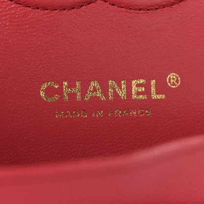 Chanel Caviar Quilted Medium Double Flap Pink 6 of 13