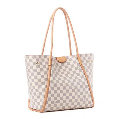 Louis Vuitton Damier Azur Propriano Rose Ballerine 3 of 9