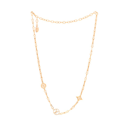 Louis Vuitton Metal Forever Young Short Necklace Gold 3 of 6