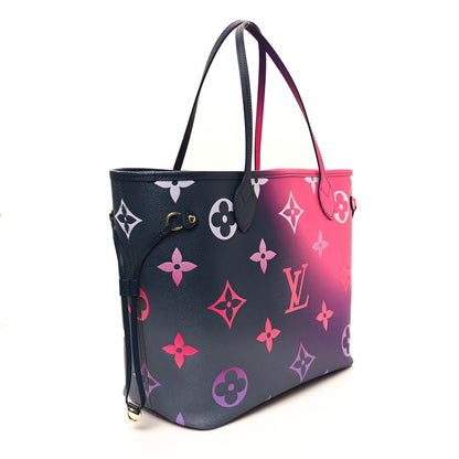 Louis Vuitton Monogram Giant Spring In The City Neverfull MM Midnight Fuchsia 4 of 10
