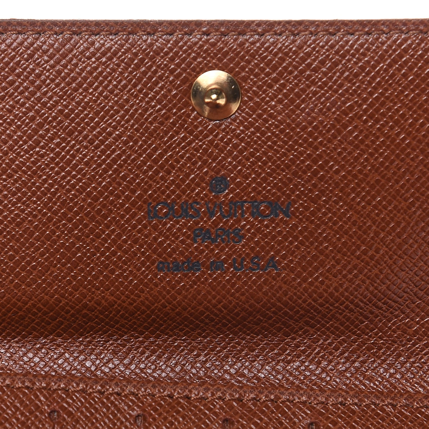 Monogram Porte-Monnaie Billets Cartes Credit Wallet