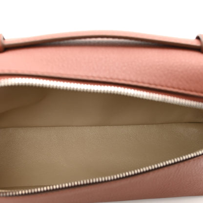 Loro Piana Grained Calfskin L19 Extra Pocket Pouch Kummel 6 of 10