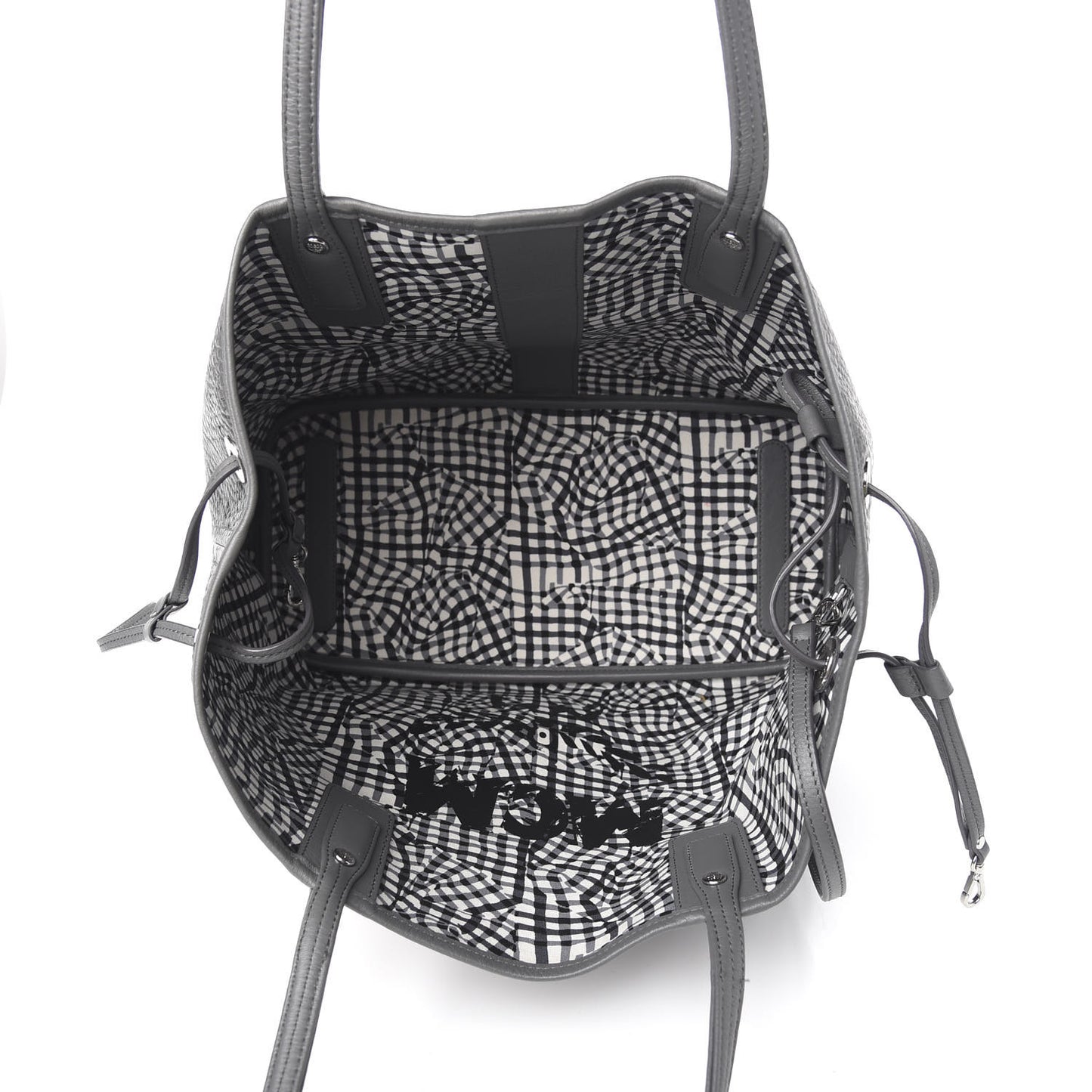 Visetos Medium Liz Reversible Shopper Tote Phantom Grey